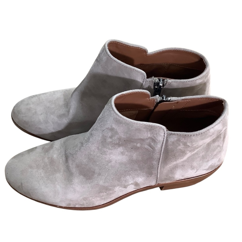 Sam Edelman Gray Suede Ankle Boots